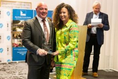 Tony Brown, Warwick Castle & Kellie Rixon MBE FIH